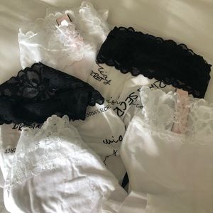 Victoria’s Secret Cotten lace high leg panties